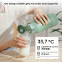 Momcozy Chauffe Biberon Portable 500ml & Glacière Lait Maternel, Pot 650ml | Conservation, Toute la journée, Grande capacité, Vo