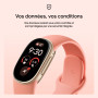 Fitbit Edge par Google - boîtier Noir Mat/Bracelet Sport Noir Volcanique | Bracelet d'activité sport, coach bien-être, suivi du 