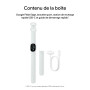Fitbit Edge par Google - boîtier Noir Mat/Bracelet Sport Noir Volcanique | Bracelet d'activité sport, coach bien-être, suivi du 