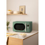CREATE/MICROWAVE RETRO/Micro-ondes grill numérique vert sauge/Style rétro, capacité 20L, plateau Ø245 mm, 3 programmes, 9 menus 
