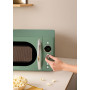 CREATE/MICROWAVE RETRO/Micro-ondes grill numérique vert sauge/Style rétro, capacité 20L, plateau Ø245 mm, 3 programmes, 9 menus 