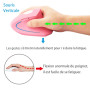 WREWING Souris verticale ergonomique sans fil 2,4 GHz avec 4 DPI réglables 800/1200/1600/2400, 6 boutons, compatible avec PC, bu