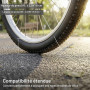 Housolution Lot de 2 Crochets Vélo, Supports de Cintre de Vélo en Fer | Support Mural de Rangement pour Vélos Robuste en Forme d