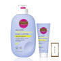 Skincare Set: E.O.S Vanilla Cashmere Lotion Duo + LUXPAKS Wipe | Full-Size & Travel Lotion Set, Vanilla Cashmere Scent, LUXPAKS 
