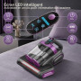 Vxoyo Aspirateur pour Matelas, Nettoyeur de aspirateur de lit de 18 kPa | Aspirateur matelas avec lumière UV-C, technologie à ul