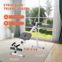 Rameur pour la maison, équipement d'entraînement 4 en 1, rameur pliable | Machine à presser, machine à lisser, fauteuil romain,