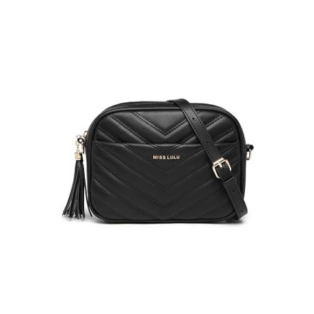 Miss Lulu Sac à bandoulière pour femme, petite fille, sac à main en cuir, sacs d'épaule imperméable, avec bandoulière réglable