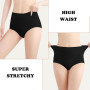 Culotte Incontinence Femme Lavable, Culotte Anti Fuite Urinaire Femme | Lavable Sous-vêtements Menstruels à Haute Absorption, Cu