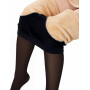 Niwicee Collant Polaire Femme Effet Transparent Collant Thermique Épais | Doux et Confortables Legging Chauds Hiver, Grande Élas