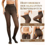 ALEIFLE collant polaire femme,Collants thermiques pour femme,Collant Polaire Femme Effet Transparent