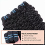 Tissage Bresilien Cheveux Humain Bouclé Burmese Curly Bundle 22 24 26 Pouce | Tissage Naturel Cheveux Humain 3C 4A Meches Bresil