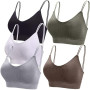 BQTQ 5 Pièces Soutien-Gorge Camisole Bralette avec Rembourré pour Femme | Bralette avec Rembourré, Soutien-Gorge sans Couture Br