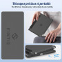 FINTIE Coque Compatible avec iPad 9e/8e/7e Génération 10.2" (2021-2019) | Étui avec Porte-Stylet, Coque Arrière Transparente Giv