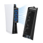 KIWIHOME Ventilateur pour PS5, Silencieux, Vitesse Automatique, USB 3.0 | Convient aux PS5 Disc/Digital sans Lignes de Division 