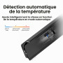 KIWIHOME Ventilateur pour PS5, Silencieux, Vitesse Automatique, USB 3.0 | Convient aux PS5 Disc/Digital sans Lignes de Division 