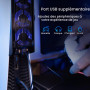 KIWIHOME Ventilateur pour PS5, Silencieux, Vitesse Automatique, USB 3.0 | Convient aux PS5 Disc/Digital sans Lignes de Division 