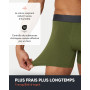 FM London Lot de 7 Boxers Respirants Homme sans Étiquette, Extensibles