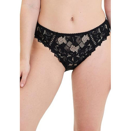 Sans Complexe - Arum - Culotte en Microfibre et Dentelle - Classique - Uni - Femme
