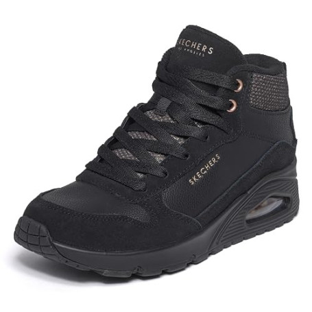 Skechers Femme Uno Stacre Shine Baskets