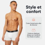 FM London Lot de 4/8 Boxers Homme Taille Élastique, Caleçons Homme Ajustés