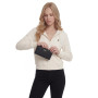 Guess Femme Portefeuille Zip Around Melody Slg Large Zip Around Noir