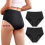 Carer Lot de 2 Culottes d’Incontinence Femme Sous-vêtements Menstruels | Culottes Lavables Taille Haute Absorption 50 à 100 ml p