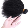 Tissage Naturel Cheveux Humain Afro Kinky Curly Human Hair 18 18 18 Pouces | Tissage Bouclé Naturel 4B 4C Meche Bresilienne Vier