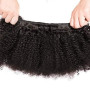 Tissage Naturel Cheveux Humain Afro Kinky Curly Human Hair 18 18 18 Pouces | Tissage Bouclé Naturel 4B 4C Meche Bresilienne Vier