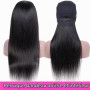 Perruque Bandeau Cheveux Humain Bresilienne Lisse Tissage Naturel Straight Headband Wigs Perruques Pour Les Femmes Noires Sans C