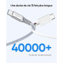 Cable USB C Charge Rapide[1M+2M+3M/Lot de 3],Câble Chargeur pour Samsung Galaxy A51 A71 A32 A52 A72,S10 S9 S8 S10E S21 S20 Plus