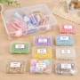 YYGMSS Lot de 30 boîtes de rangement avec couvercle pour petites pièces, perles, bijoux, articles de bricolage avec étiquettes, 