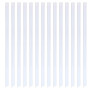 Xyedyaup 100 Pcs Transparente Pailles RéUtilisables 190 Mm × 6 Mm AdaptéEs Pour Les Cocktails Familles Jus Smoothies Thé Lait（Po