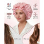 lulir Lot de 2 Bonnet Satin Cheveux Nuit, Bonnet en Satin | pour Femmes Cheveux Longs Bouclés, Doux Respirant, Large Bande Ajust