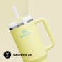 STANLEY 1913 Quencher H2.0 FlowState Trinkbecher 1.18L - Pomelo | H2.0 FlowState - Froid Pendant 11 Heures - Glacé Pendant 48 He