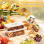 GZRXIOUS Boite a Fromage pour Frigo, 1250 ML Avec Couvercle et Etiquette Boite de Rangement Frigo avec Dateur Boites Fromages Em