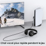 MOSWAG Adaptateur USB vers Jack 3,5mm Carte Son Externe AUX Stéréo 1 Pack | pour Casque Audio Micro TRRS Enceinte Haut Parleur C