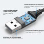 MOSWAG Adaptateur USB vers Jack 3,5mm Carte Son Externe AUX Stéréo 1 Pack | pour Casque Audio Micro TRRS Enceinte Haut Parleur C