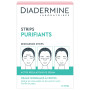 Diadermine - 6 Strips Purifiants Visage - Anti Points Noirs/Impuretés - Peaux Normales à Mixtes - Actifs régulateurs de sébum - 
