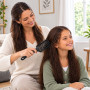 Set de 3 Pièces : 1 Brosse Ventilée, 1 Brosse Démêlante et 1 Peigne à Dents Larges - Sans Tirer, Pour Tous Types de Cheveux