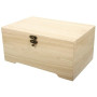 Rayher 62196000 coffret en bois avec insert 2 pièces 28 x 18 x 13 5 cm 6 compartiments, Multicolore, 2.85 x 1.89 x 1.37 cm