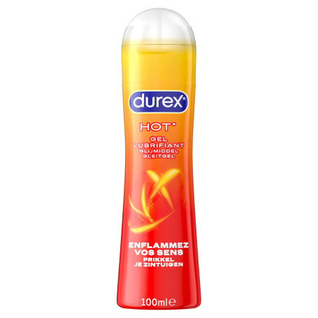 Durex Hot Gel Lubrifiant Nouvelle formule - Effet Chaleur - 100ml