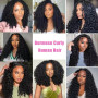 Shoaiye Human Hair Bundles Burmese Curly Tissage Naturel Cheveux Humain Unprocessed Remy en lot Meches Weave Extensions Double W