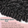 Shoaiye Human Hair Bundles Burmese Curly Tissage Naturel Cheveux Humain Unprocessed Remy en lot Meches Weave Extensions Double W