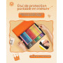 Woomer 72 Crayons de Couleur Mine Douce 3,8 mm Haute Pigmentation | Haute pigmentation, texture crémeuse et soyeuse, mélange et