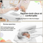 LARS360 Table de manucure avec aspiration, pliable, table de manucure, portable, avec roulettes, sac à poussière, sac de transpo