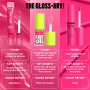 NYX Professional Makeup Jelly Job Gloss Haute Brillance Toast 'n Jelly 04 | Infusé en peptides, Applicateur spatule silicone, Fo