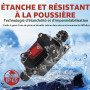 2 Pièces Interrupteur Étanche à Cordon IP65 avec Voyant Rouge, 220V 30A, Interrupteurs Marche Arrêt à Basculer DPST pour Applica