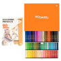 Woomer 90 Crayons de couleur à l’huile Mine douce 3,8 mm texture crémeuse | Résistance à la lumière, forte pigmentation, mélange