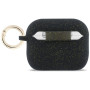 CG Mobile Guess Coque de protection en silicone à paillettes pour AirPods Pro 3 Noir