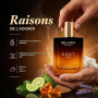 Bellavita Luxury G.O.A.T. Eau de Parfum | Citrus, Woody Scent profile with Bergamot, Lavender, and Pepper Top notes | 100 ml | P